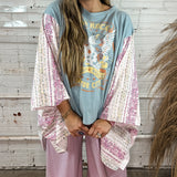 Kid Rock Sky Blue Pancho Top