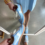 {Dolce Vita} Notice Blue Suede Sneakers