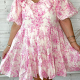 Love Shack Mini Dress - Pink