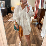 European Eyelet Cover Up Dress