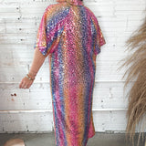 Leighton Colored Sequin Maxi Dress