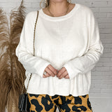 Plain Jane Sweater - Cream