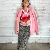 Cupid's Knit Sweater Vest - Pink + Red