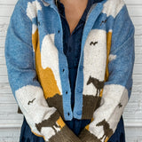 Plain Skies Horse Cardigan