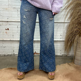 Lovely Hearts Straight Leg Jeans