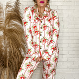 Holly Berry Pink Lux Pajama Set