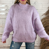 Lilac Fields Oversized Sweater