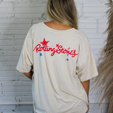 {Daydreamer} Rolling Stones Stars Merch Tee - White