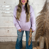 Lilac Fields Oversized Sweater