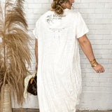 Hawk Eagle T-Shirt Maxi Dress - True