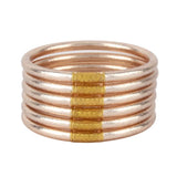 {Budha Girl} All Weather Bangles - Champagne