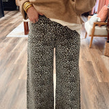 PRE ORDER ETA 12/30 Lauren Leopard Wide Leg Pants