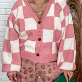 Pinky Checkmate Sweater