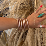 {Budha Girl} All Weather Bangles - Champagne