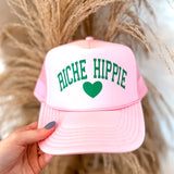 Riche Hippie Trucker Hat- Pink