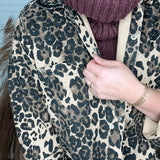 Top Notch Bejeweled Leopard Shacket