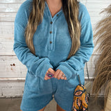 Cozy Cutie Romper - Blue