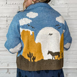 Plain Skies Horse Cardigan