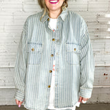 Canadian Tux Oversized Denim Shacket