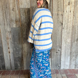 Baby Blues Striped Cardigan