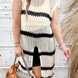 Point Blank Crochet Tunic Top