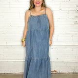 Hazie Denim Maxi Dress