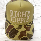 Camo Riche Hippie Trucker Hat