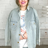 Canadian Tux Oversized Denim Shacket