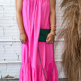 Pretty In Pink Maxi Ruffle Dress