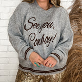 See You Cowboy Knit Sweater