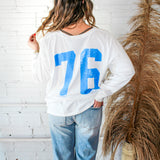 {Daydreamer} Tom Petty 76 Long Sleeve Merch- Vintage White