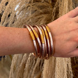 {Budha Girl} All Weather Bangles - Champagne