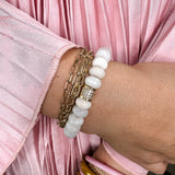 Pink Bellini Bracelet - Pale Pink