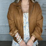 Hillside Brown Suede Barn Jacket