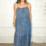 Hazie Denim Maxi Dress