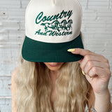 Country + Western Canvas Trucker Hat