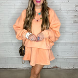 The Perfect Skort Set - Peach Orange