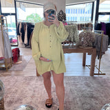 Serena Romper- Pale Olive