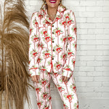 Holly Berry Pink Lux Pajama Set