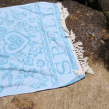 {Spell} Love Note Towel - Sky