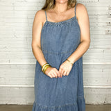 Hazie Denim Maxi Dress