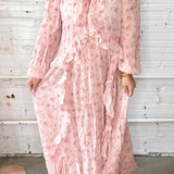 {Spell} Fleur Gown Pink Champagne Maxi Dress