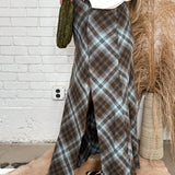 Party Hard Plaid Maxi Skirt