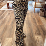 City Chic Leopard Satin Pants