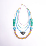 Black Thunderbird + Blue Necklace