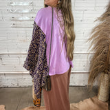 Billy Joel Lavender Pancho Top