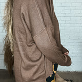 Plain Jane Sweater - Brown