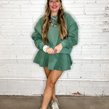 The Perfect Skort Set - Pine Green