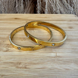 Diamond Bangle Bracelet - Gold 180