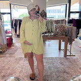 Serena Romper- Pale Olive